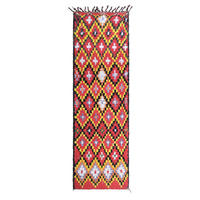 BERBERTEPPICH aus Baumwolle und Wolle 90x 287 cm - Rot, Naturmaterialien (90/287cm) - AFK Living