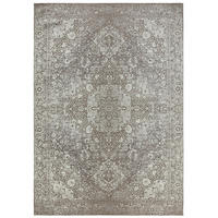 FLACHGEWEBETEPPICH Frencie Grau 80x165 cm - Grau, Textil (80/165cm) - benuta Nest