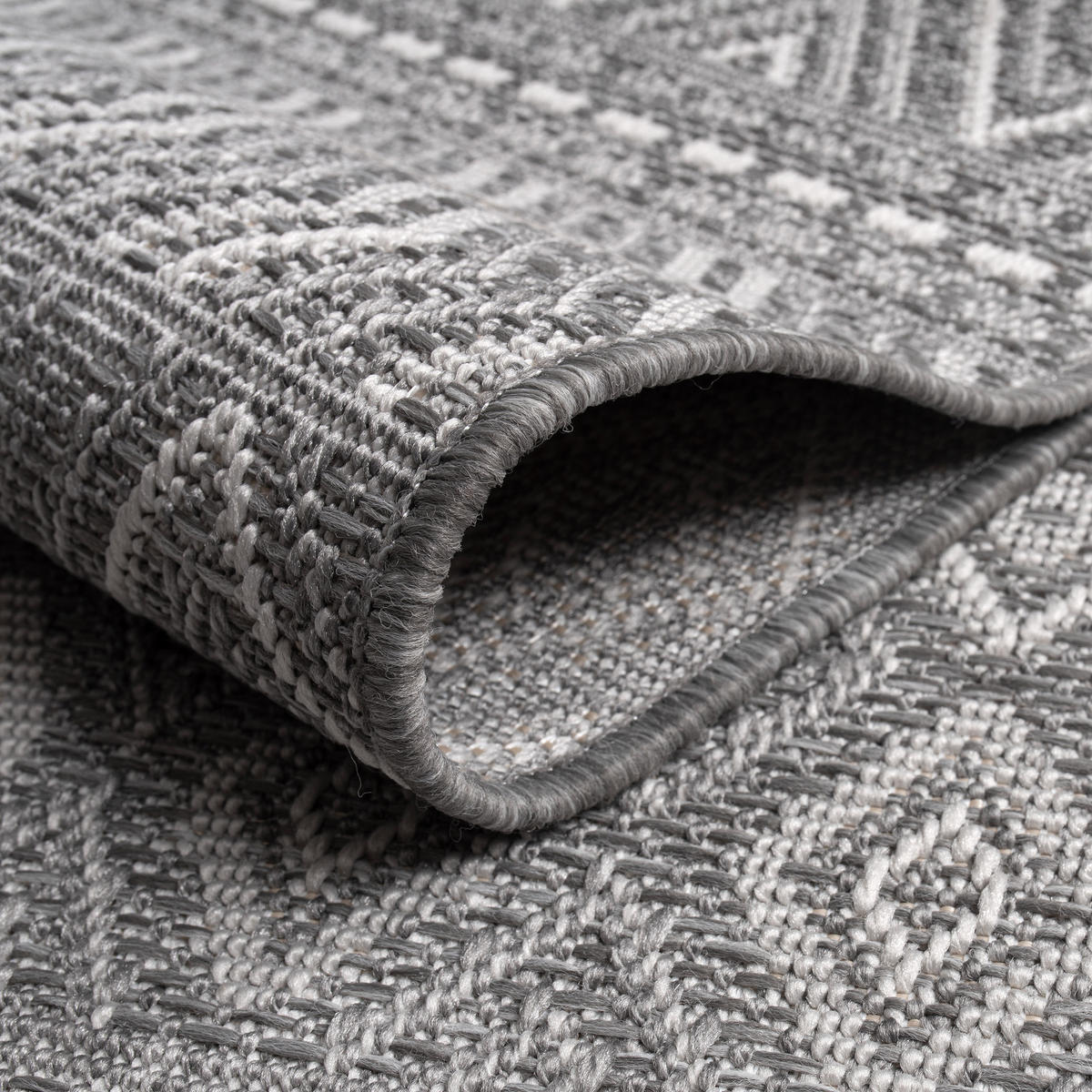 OUTDOORTEPPICH 80/150 cm Vermont 190 - Grau, Textil (80/150cm) - Paco Home
