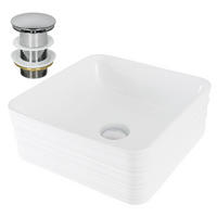 WASCHBECKEN - Weiß, Keramik (39/15/39cm) - LuxeBath