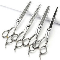 HAARSCHNEIDER-SET 7 Zoll 4-teilig - Silberfarben, Metall (6/1/17.8cm)