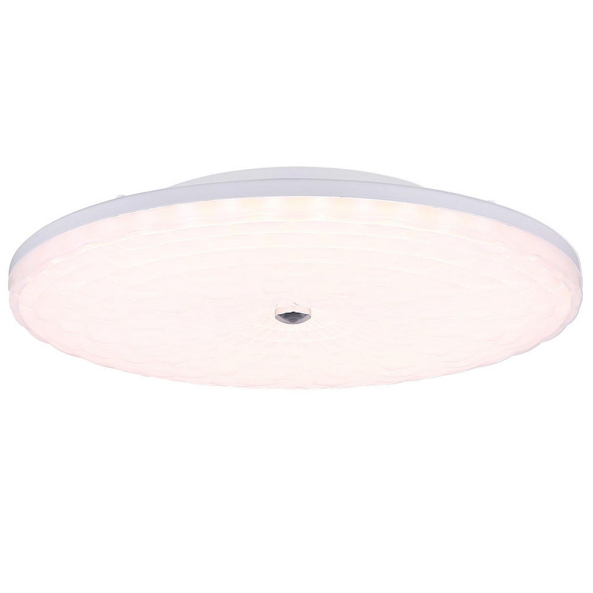 LED DECKENLEUCHTE Metall Weiß - Weiß, Metall (48.5/48.5/10cm) - Globo Lighting