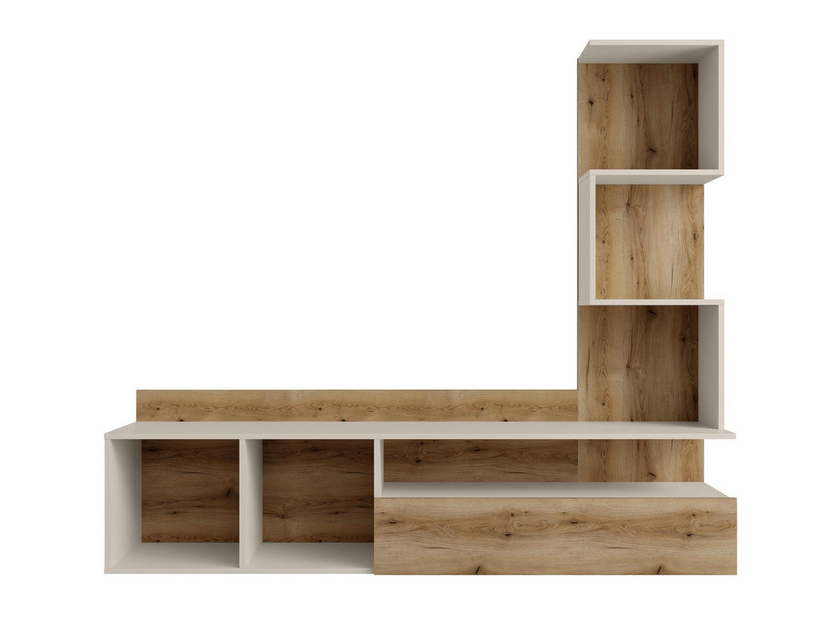 TV-SCHRANK Kaschmirbeige 180/156/33 - Kaschmir, Holzwerkstoff (180/156/33cm) - RAUMHIRSCH FURNITURE