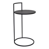 BEISTELLTISCH Jimmy Schwarz - Schwarz, Metall (35/35/66cm) - LOFT42