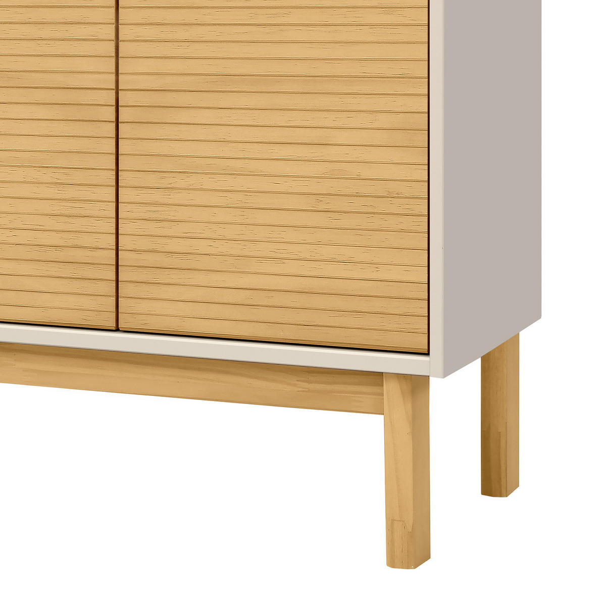 MASSIVER WASCHBECKENUNTERSCHRANK - Pinie massiv - Beige/Pinienfarben, Holz (83/62/35cm) - home24