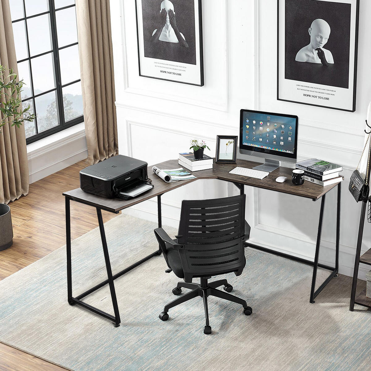 SCHREIBTISCH 50/105/75 cm in Braun - Braun, Holzwerkstoff (105/50/75cm) - Urban Meuble