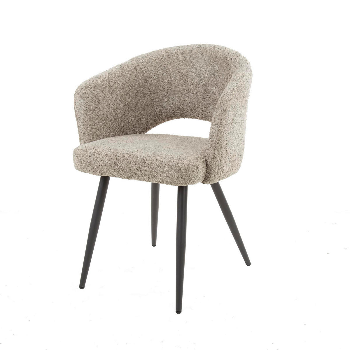 ESSZIMMERSTUHL Salon Beige 56/58/81 cm 2er-Set - Beige, Textil (58/81/56cm) - Hoyz Collection