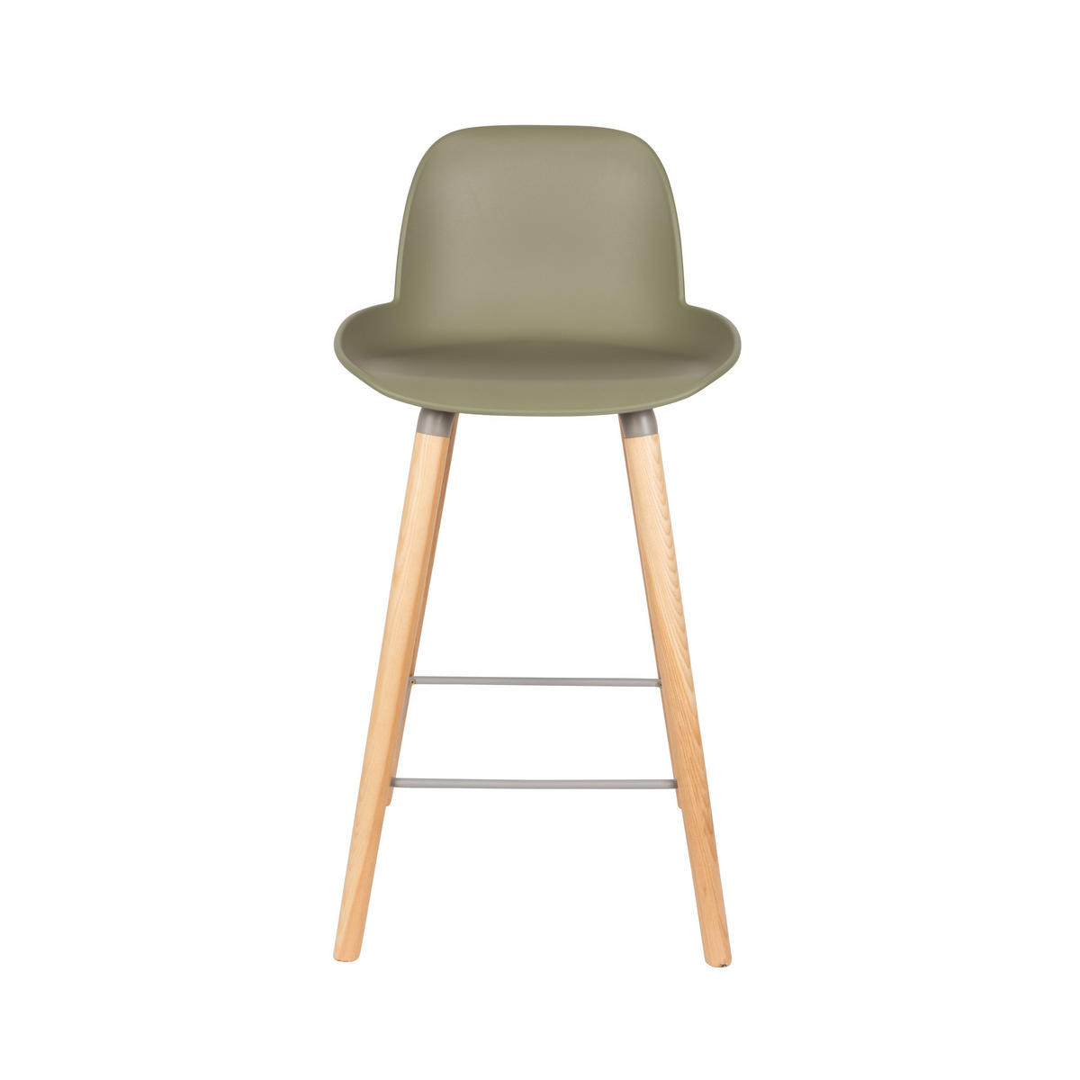 BARHOCKER Albert Kuip Rückenlehne 65 cm Grün - 2 er Set - Grün, Kunststoff (45/89/47.5cm) - Zuiver