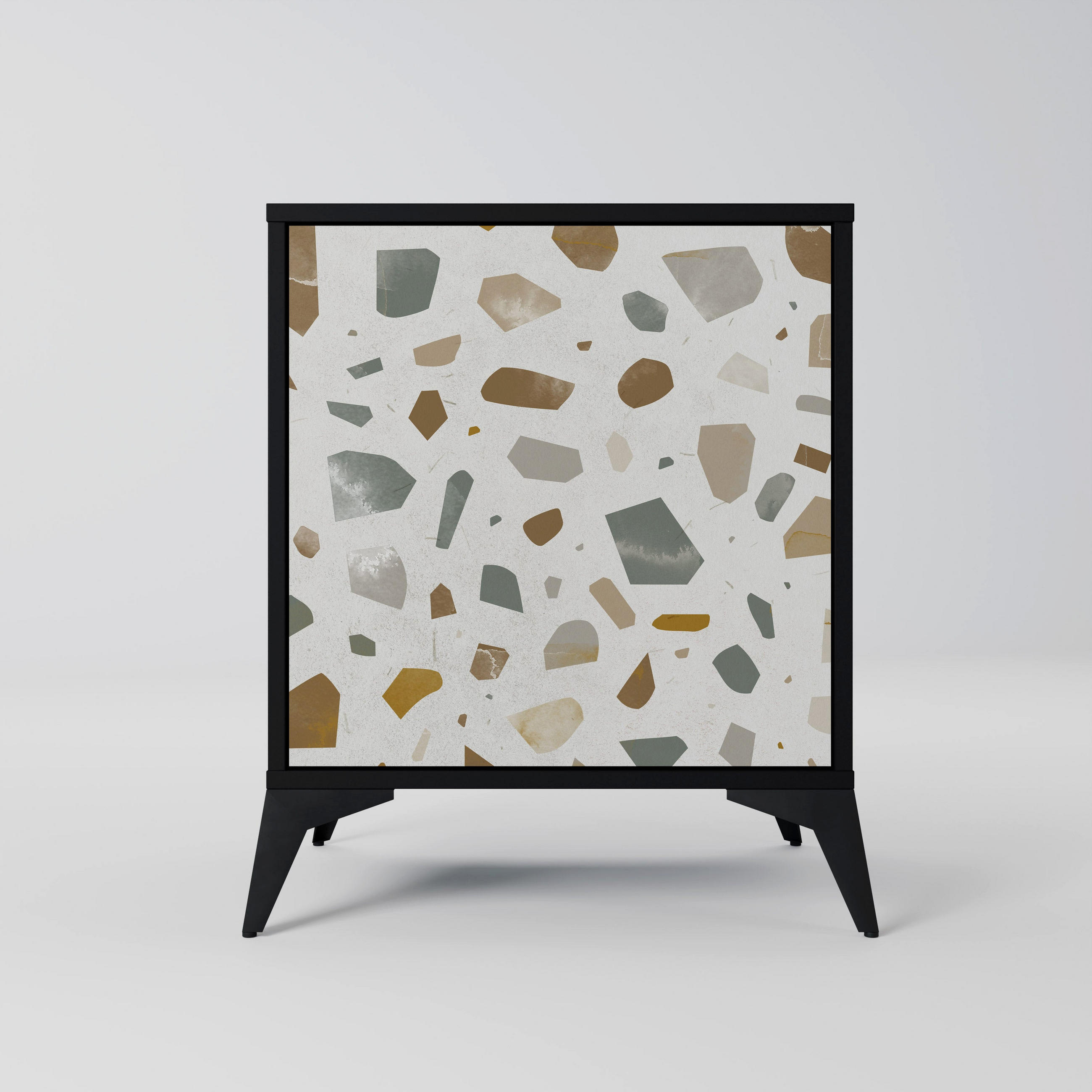 SpaceRebels Sideboard Schwarz 57.5x70.5x42 cm