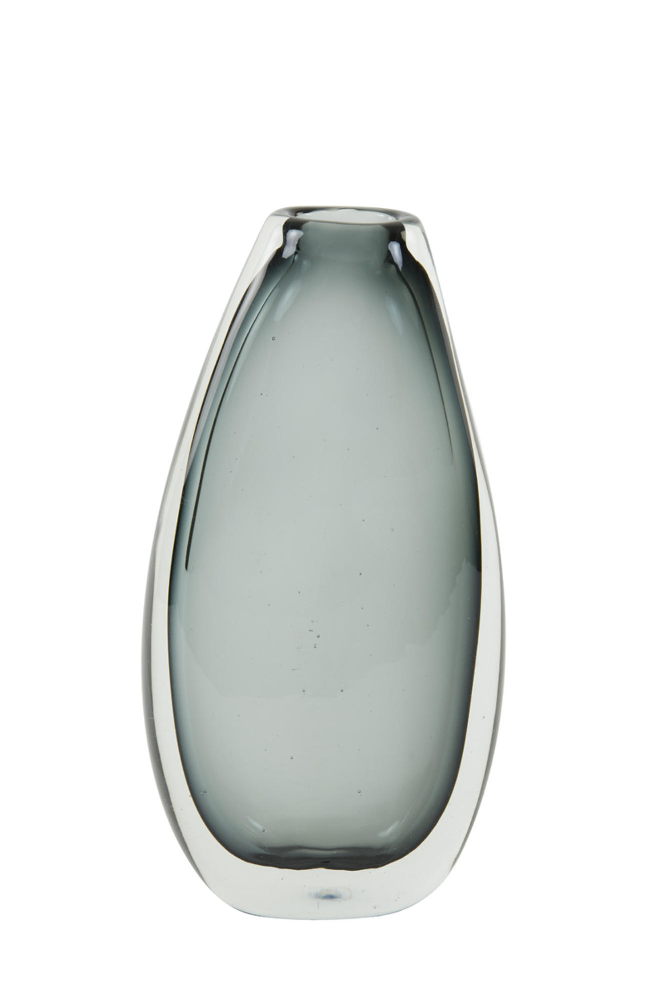 VASE Calla Grau 17/8/31,5 cm - Grau, Glas (31.5cm) - Light & Living