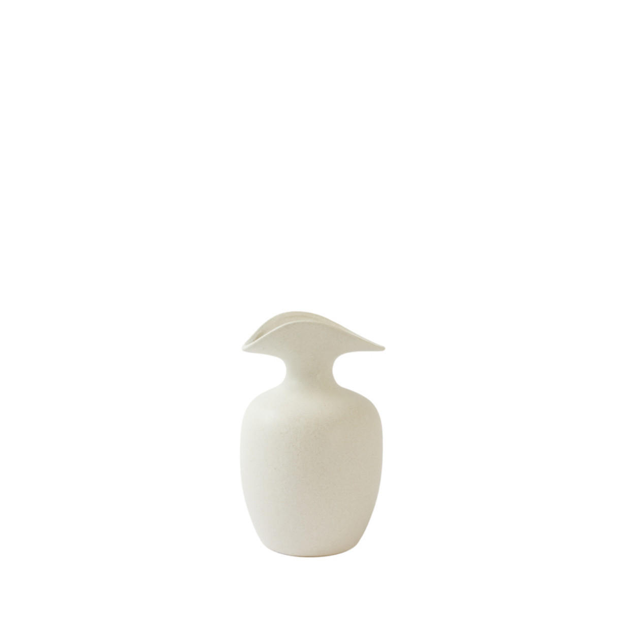 VASE Marillo - Weiß - 17/16/28 cm - Weiß, Keramik (28cm) - Light & Living