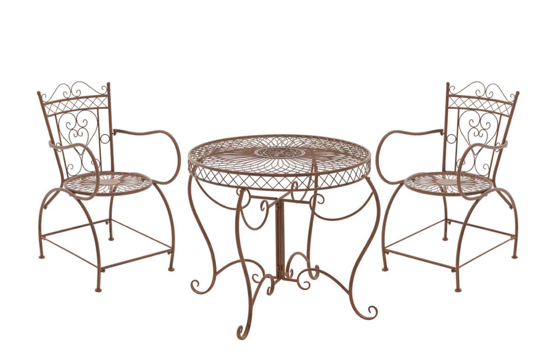 SITZGRUPPE Sheen antik braun - Braun, Metall - TPFGarden