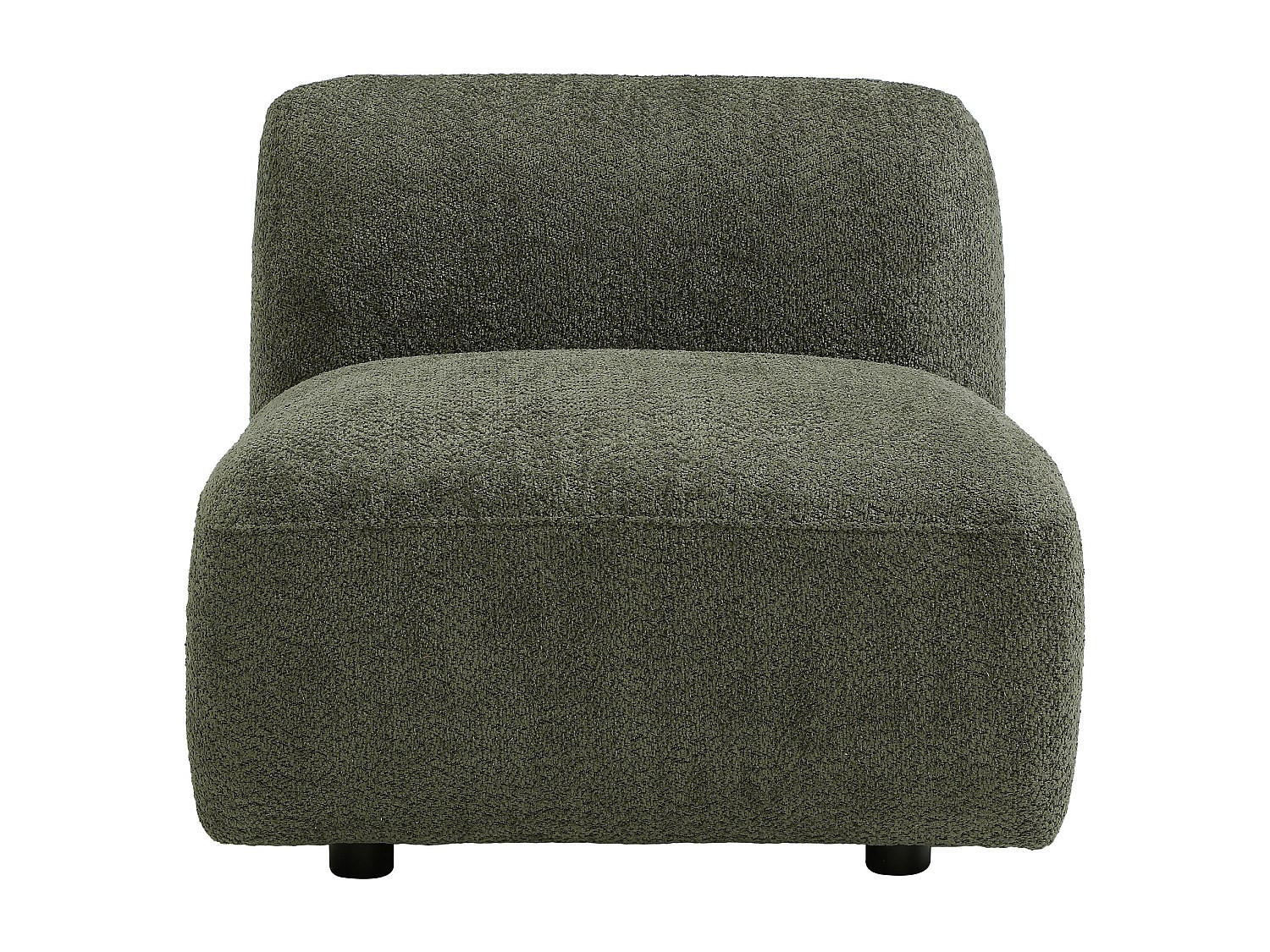 SESSEL mit gerader Rückenlehne - 1 Person - stoff - grün Danepi - Grün, Holz/Textil (80/69/94cm) - Vente-Unique