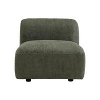 SESSEL mit gerader Rückenlehne - 1 Person - stoff - grün Danepi - Grün, Holz/Textil (80/69/94cm) - Vente-Unique