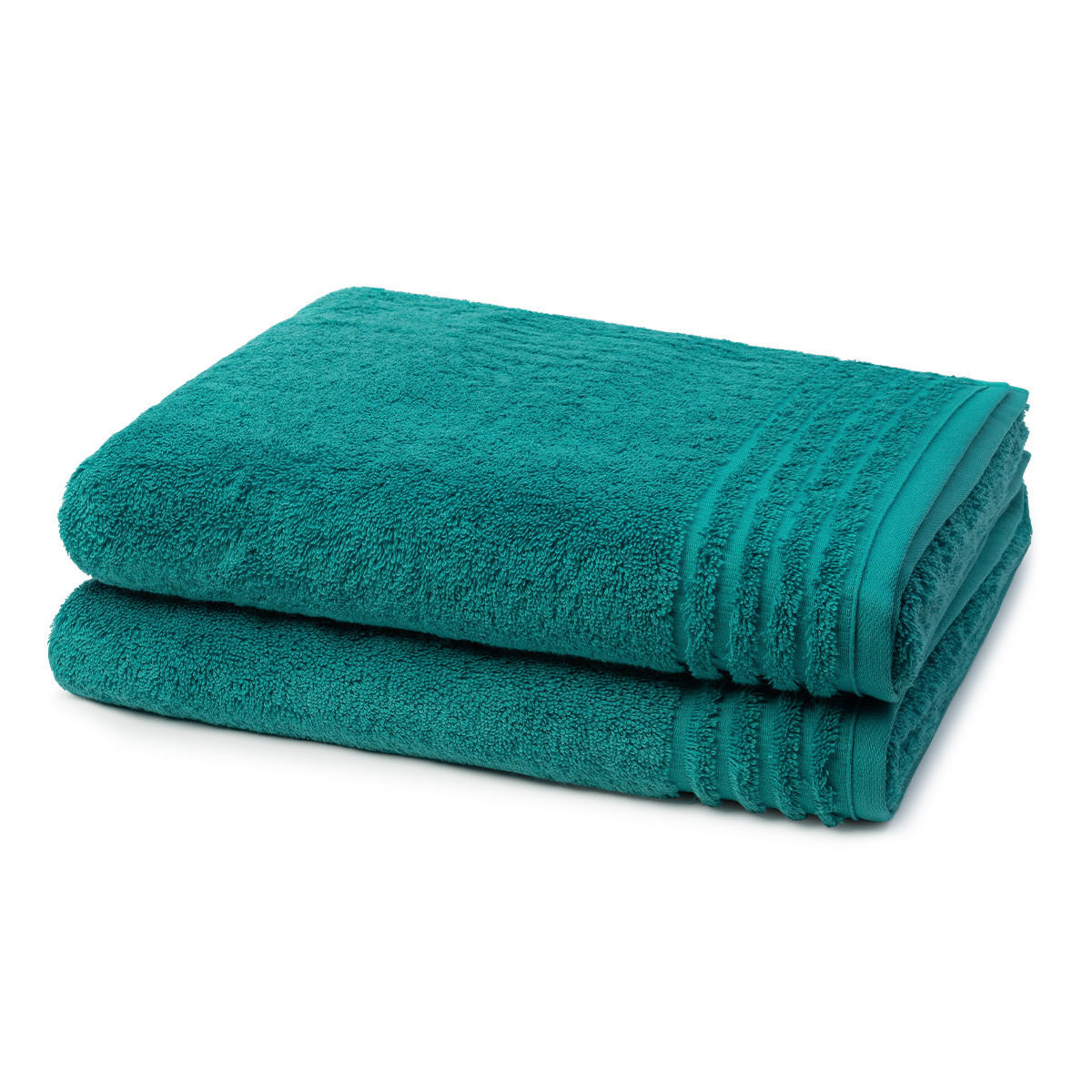 DUSCHTUCH Vienna Style Supersoft 2er-Set - Pastellblau, Textil (50/100cm) - Vossen