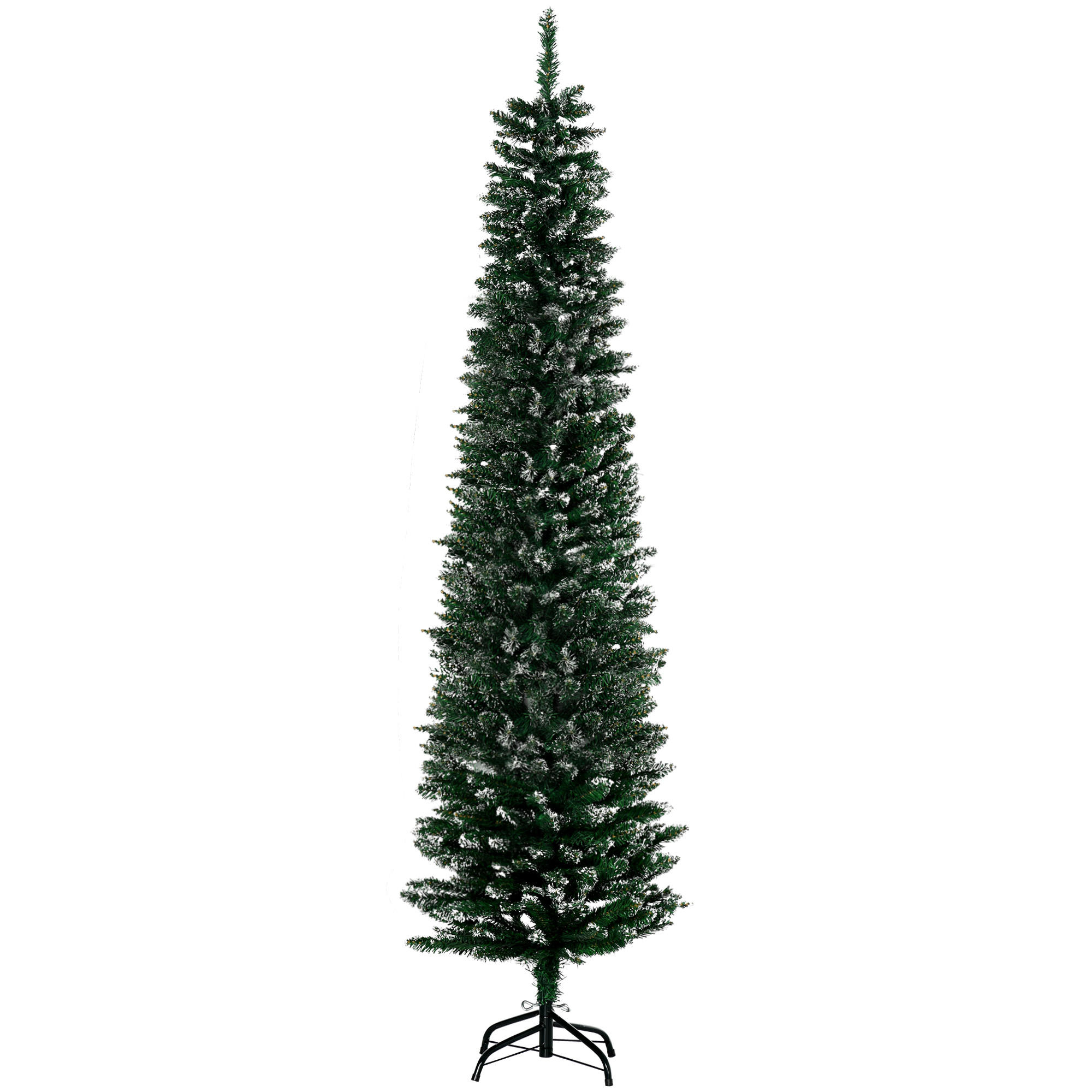 WEIHNACHTSBAUM 190 cm, stabile Basis, Grün - Grün, Kunststoff (53/190cm) - HOMCOM