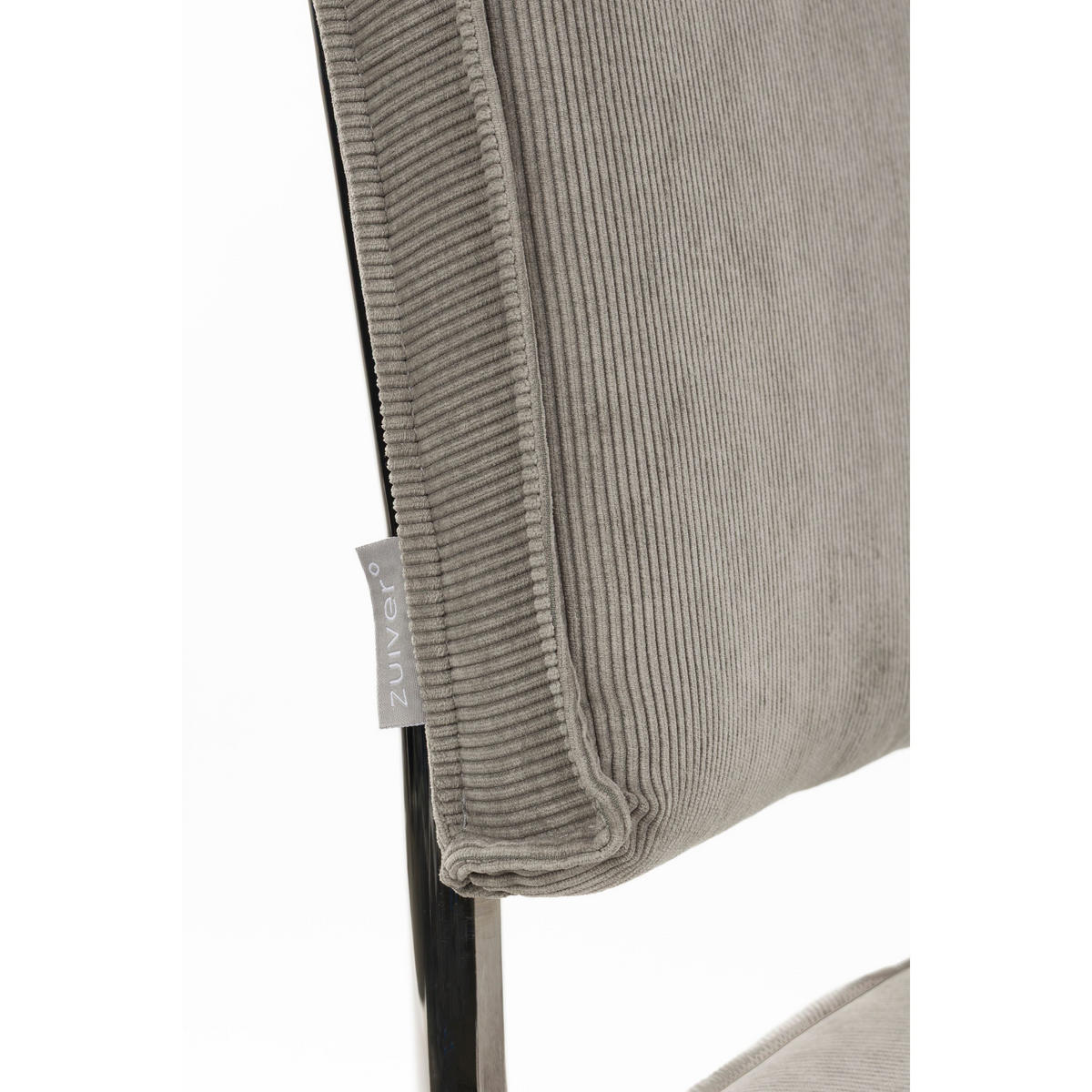 ESSZIMMERSTUHL Ridge Kink Rib Hellgrau - 2 er Set - Hellgrau, Textil (48/85/50cm) - Zuiver