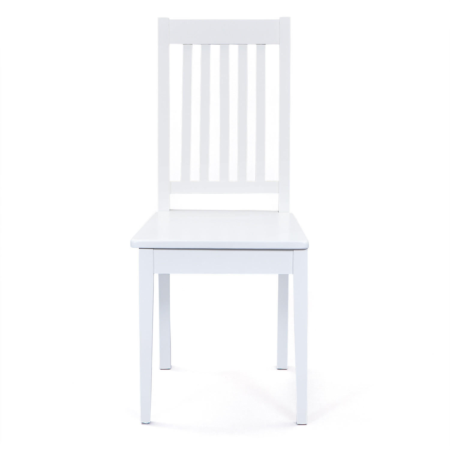 STUHL 2er-Set weiss - Weiß, Holzwerkstoff (42/95/50cm) - ebuy24