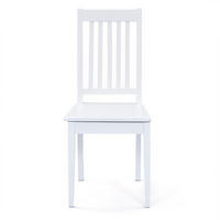 STUHL 2er-Set weiss - Weiß, Holzwerkstoff (42/95/50cm) - ebuy24