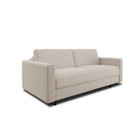 SCHLAFSOFA EXPRESS Dunlopillo Stoff beige 140 cm - Beige, Textil (180/87/100cm) - Sia Home