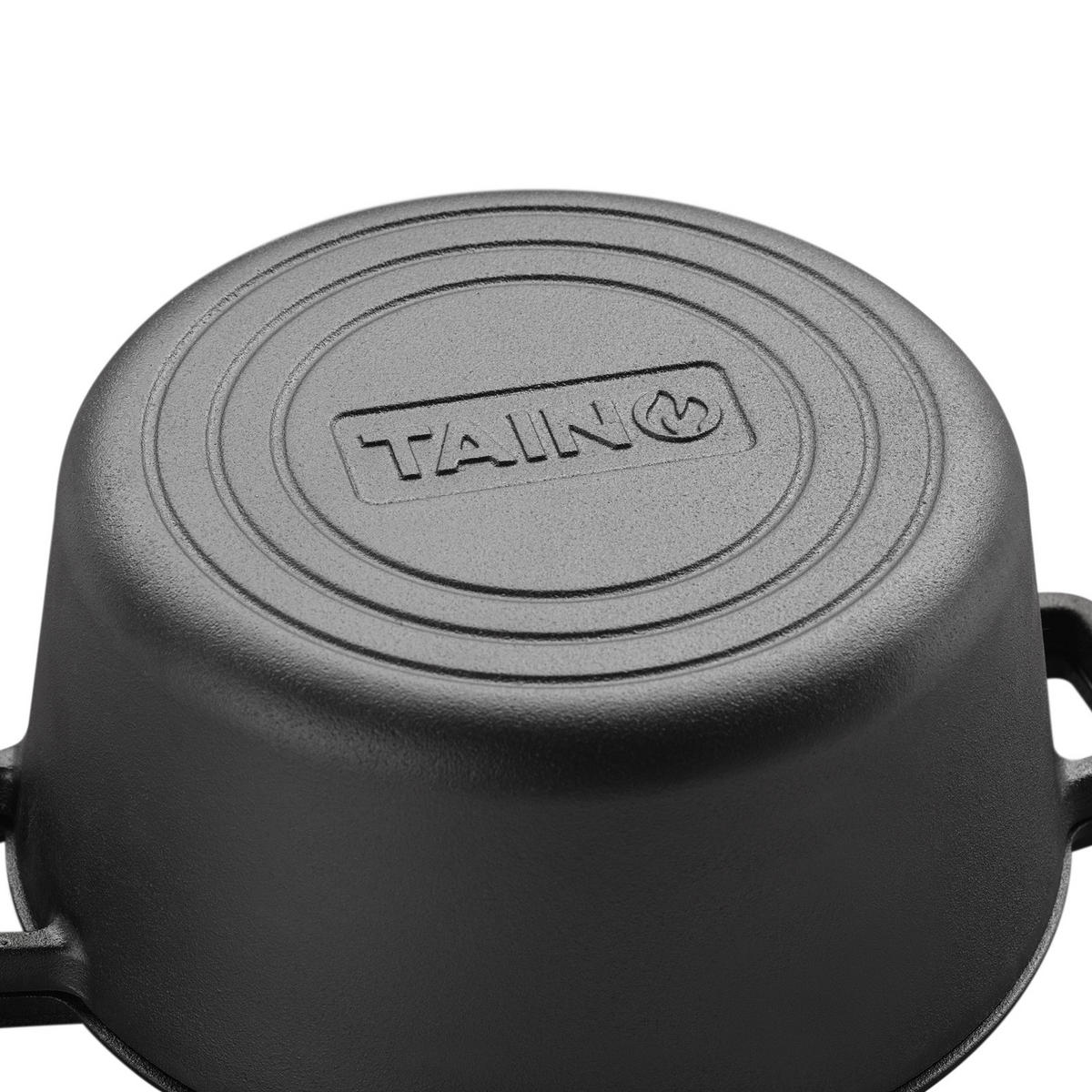 DUTCH OVEN 6L - Schwarz, Metall (25cm) - TAINO
