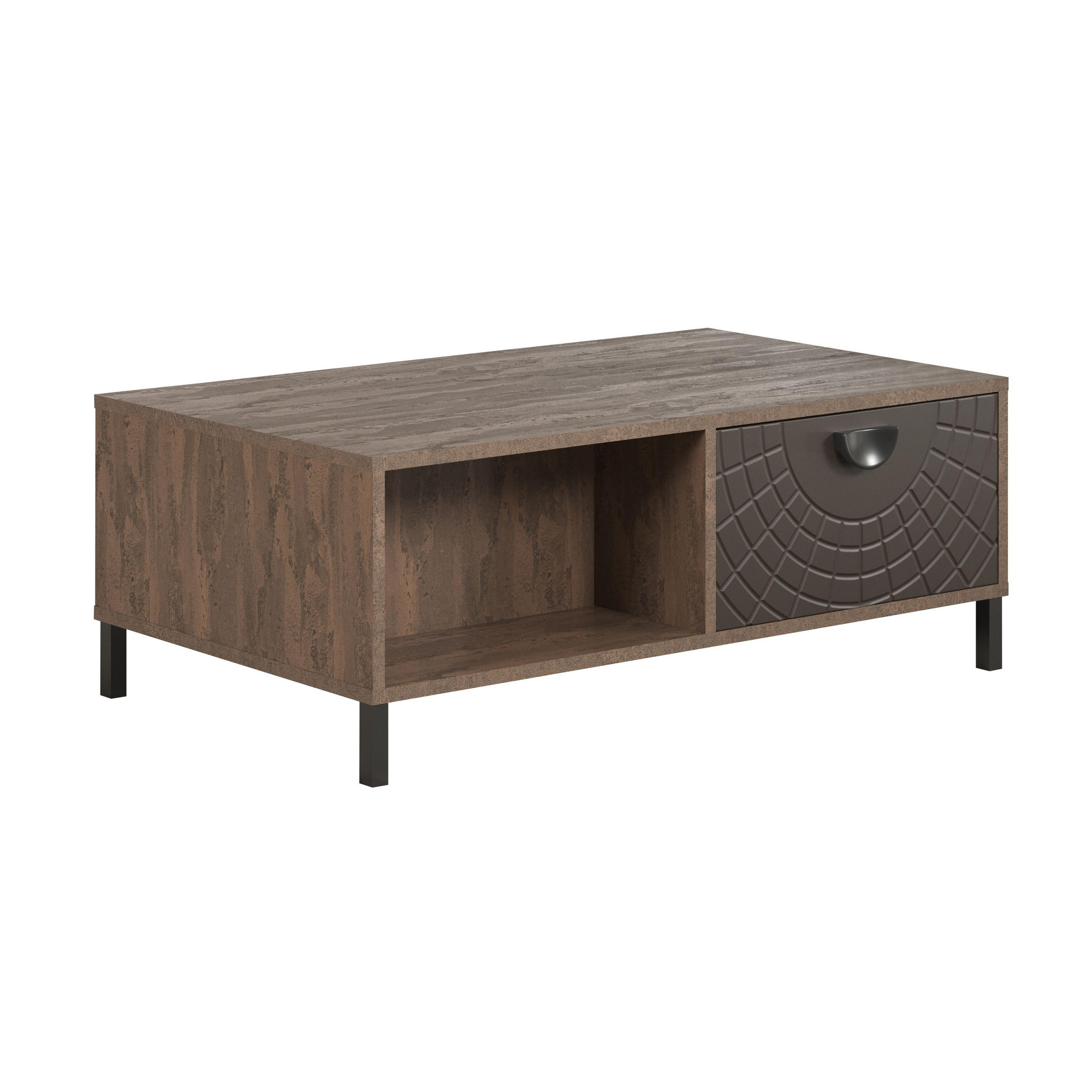 XXXLutz Couchtisch Braun 110x37x60 cm