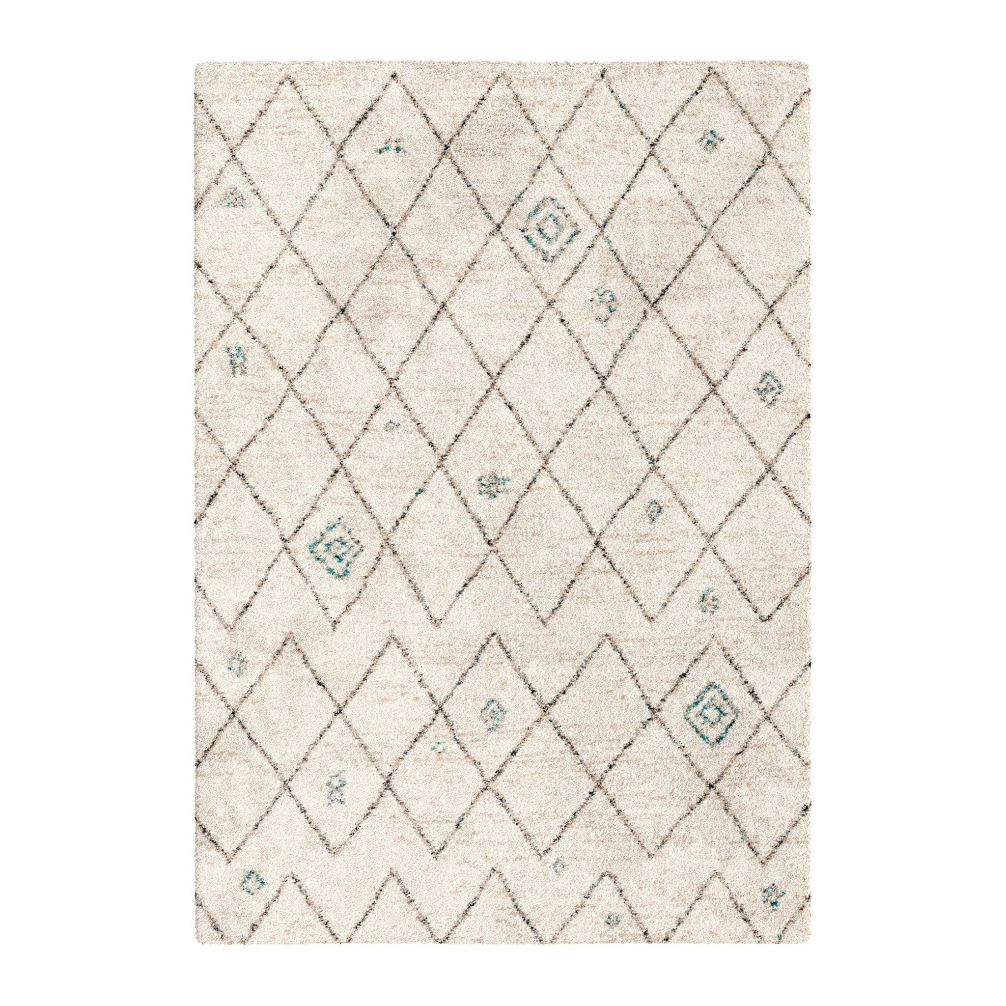 TEPPICH Shaggy dick komfortabel beige - Beige, Textil (160/230cm) - AFK Living