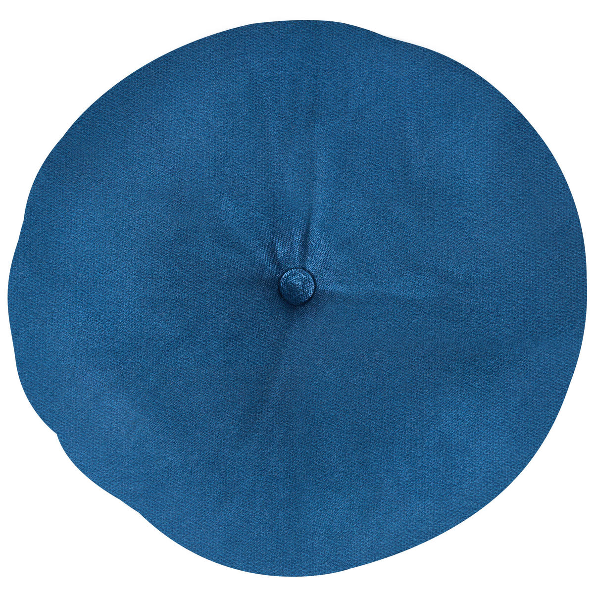 3-SITZER-SOFA Samtstoff Marineblau Skien - Hellblau, Textil (204/86/78cm) - Beliani