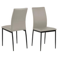 STUHL 4er-Set taupe - Grau, Holzwerkstoff (44/92/53cm) - ebuy24