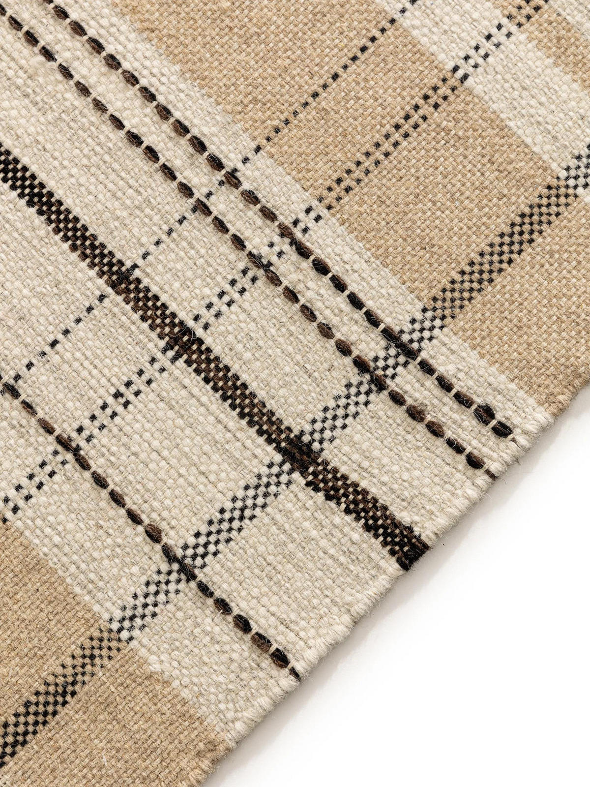 WOLLTEPPICH Bahati Beige 120x170 cm - Beige, Textil (120/170cm) - benuta Pop