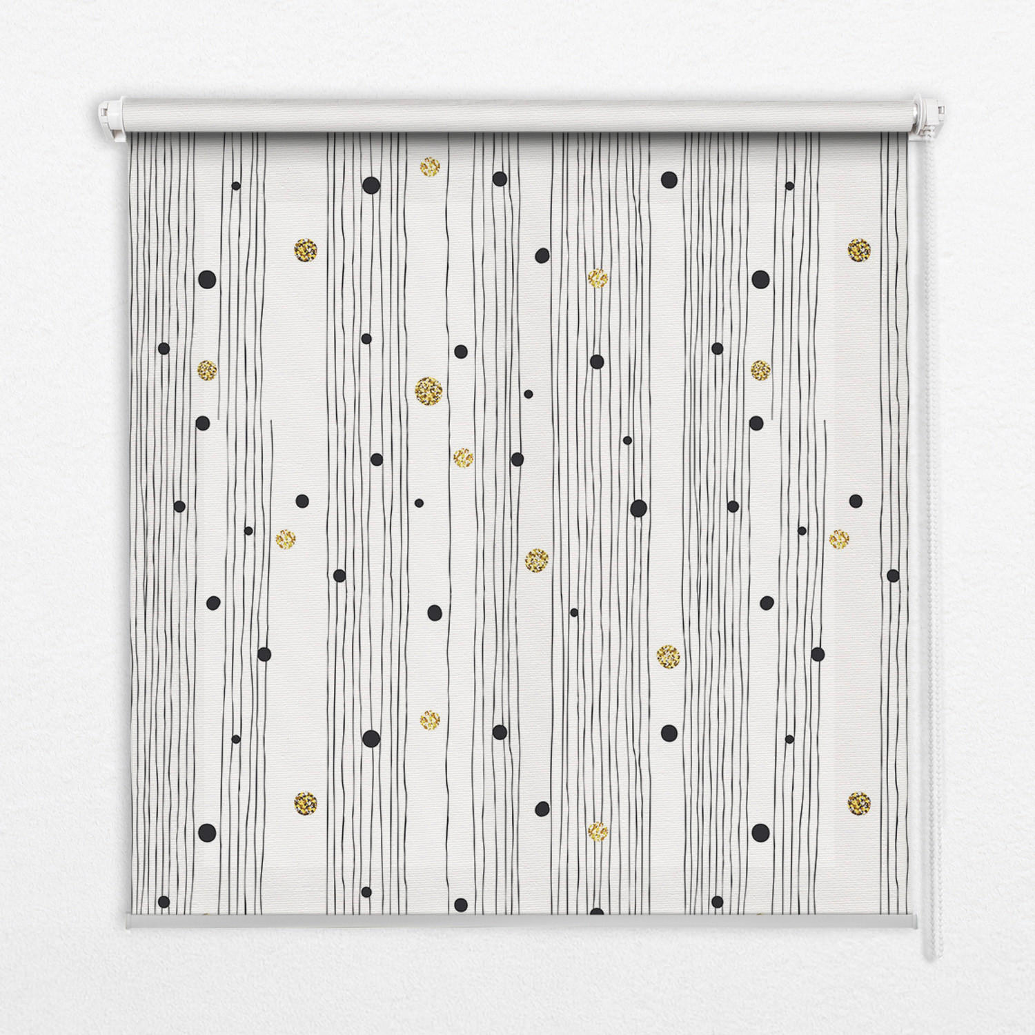 TULUP VNITŘNÍ roleta - okenní roleta - roleta - 90x140 cm - Pruhy a tečky