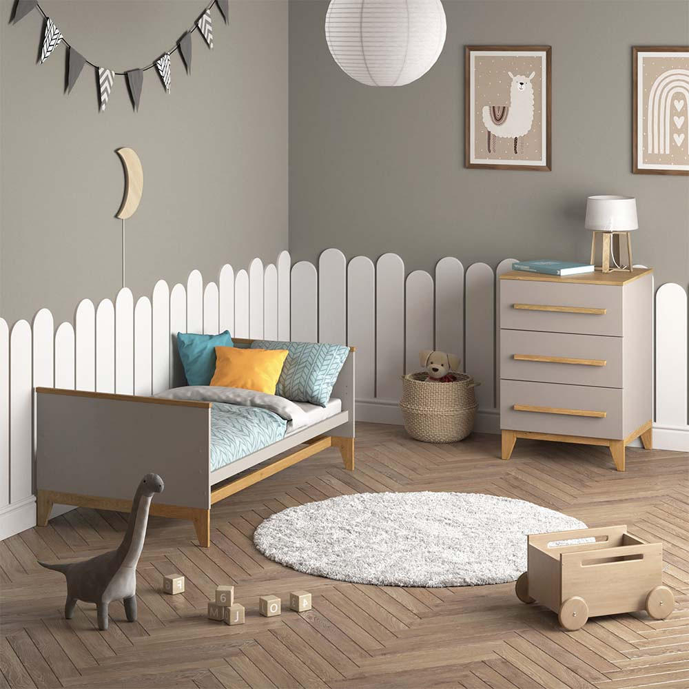 KOMMODE Malia Cashmere-Eiche 60 x 88 cm - Kaschmir, Holzwerkstoff (60/88/53.4cm) - VitaliSpa