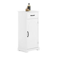 BADEZIMMERSCHRANK Weiß - Weiß, Holzwerkstoff (42/93/30cm) - SoBuy