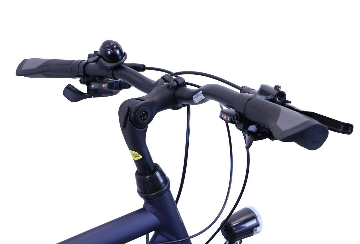 TREKKING Gent Deluxe Plus Ocean Blue 2x10 Gang 28 Zoll Gr: 52cm & 57cm - Blau, Metall (57cm) - Hawk Bikes