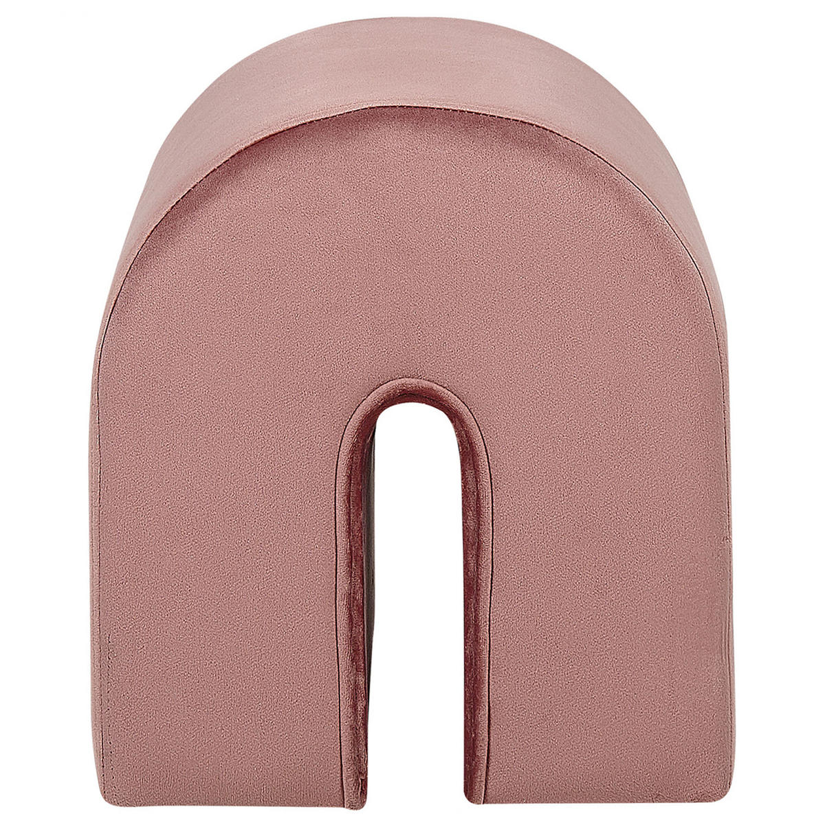 POUF Modoc 42/35/42 cm - Pink, Textil (35/42/42cm) - Beliani