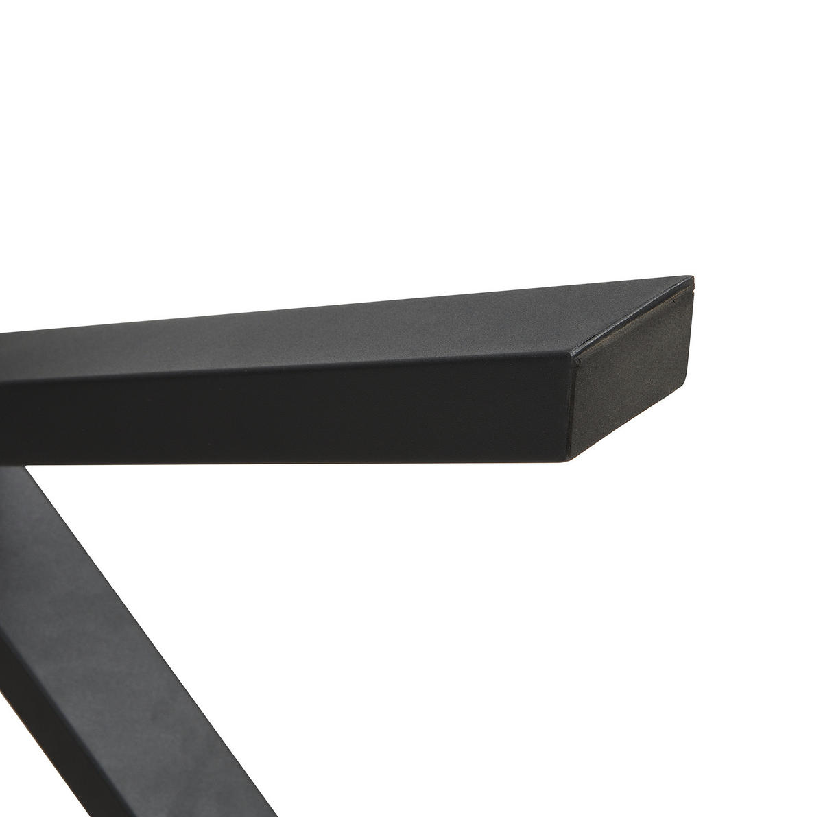 JÍDELNÍ stůl 140/80/76 cm s křížovou konstrukcí a industriálním vzhledem, Šedá/černá - šedá, kompozitní dřevo (140/80/76cm) - Redom