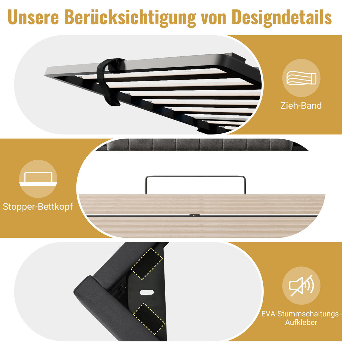 POLSTERBETT 160/200 cm Grau mit LED, Hydraulik und Bettkasten ohne Matratze - Grau, Textil (160/200cm) - MIVRAY