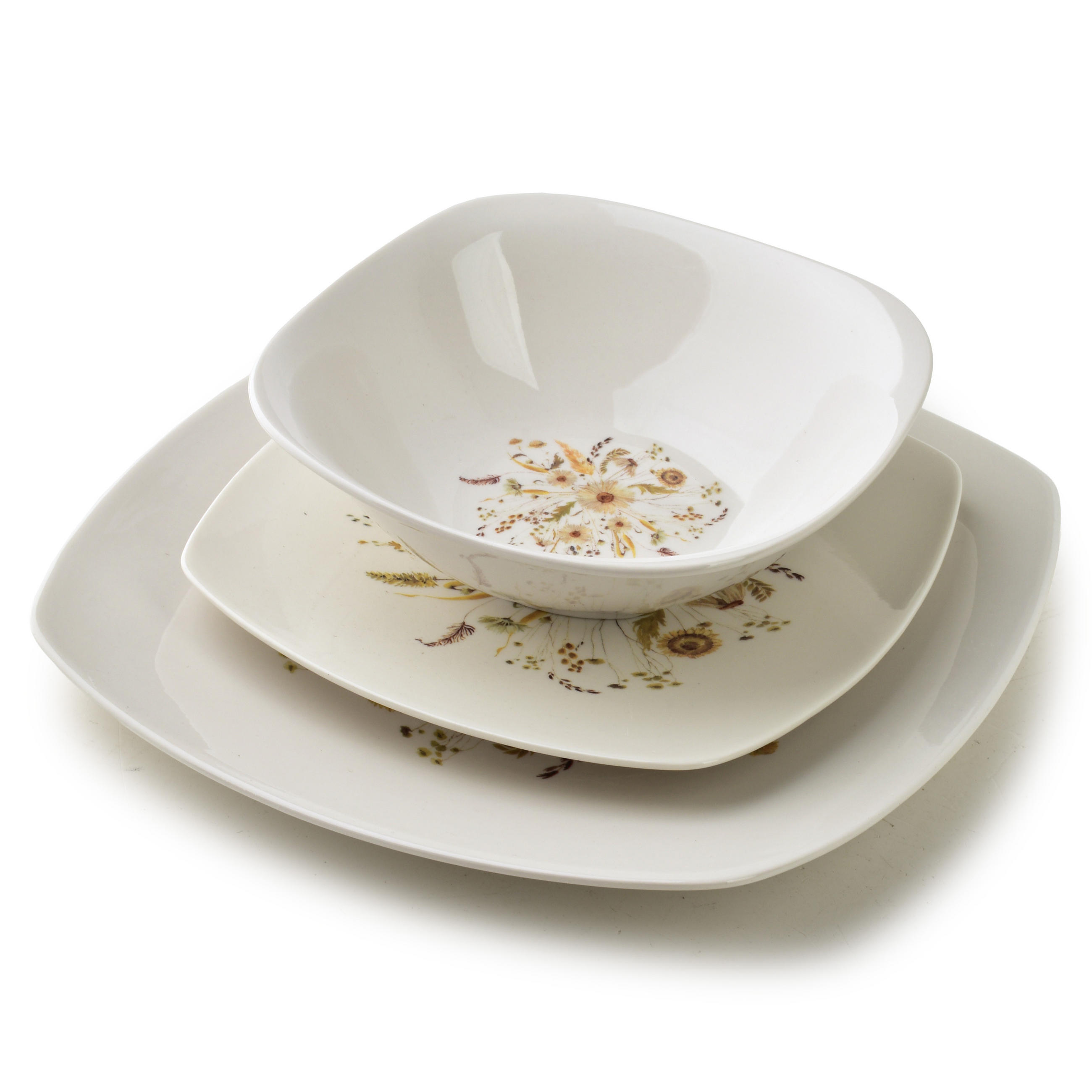 GESCHIRR-SET Lea 18-tlg Beige 30/30/20cm Porzellan - Beige, Keramik (30/20/30cm) - Mondex