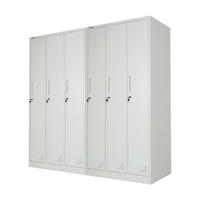 SPIND 2er Set Elephant 3 Abteil komplett montiert - Hellgrau/Grau, Metall (90/180/50cm) - PROREGAL