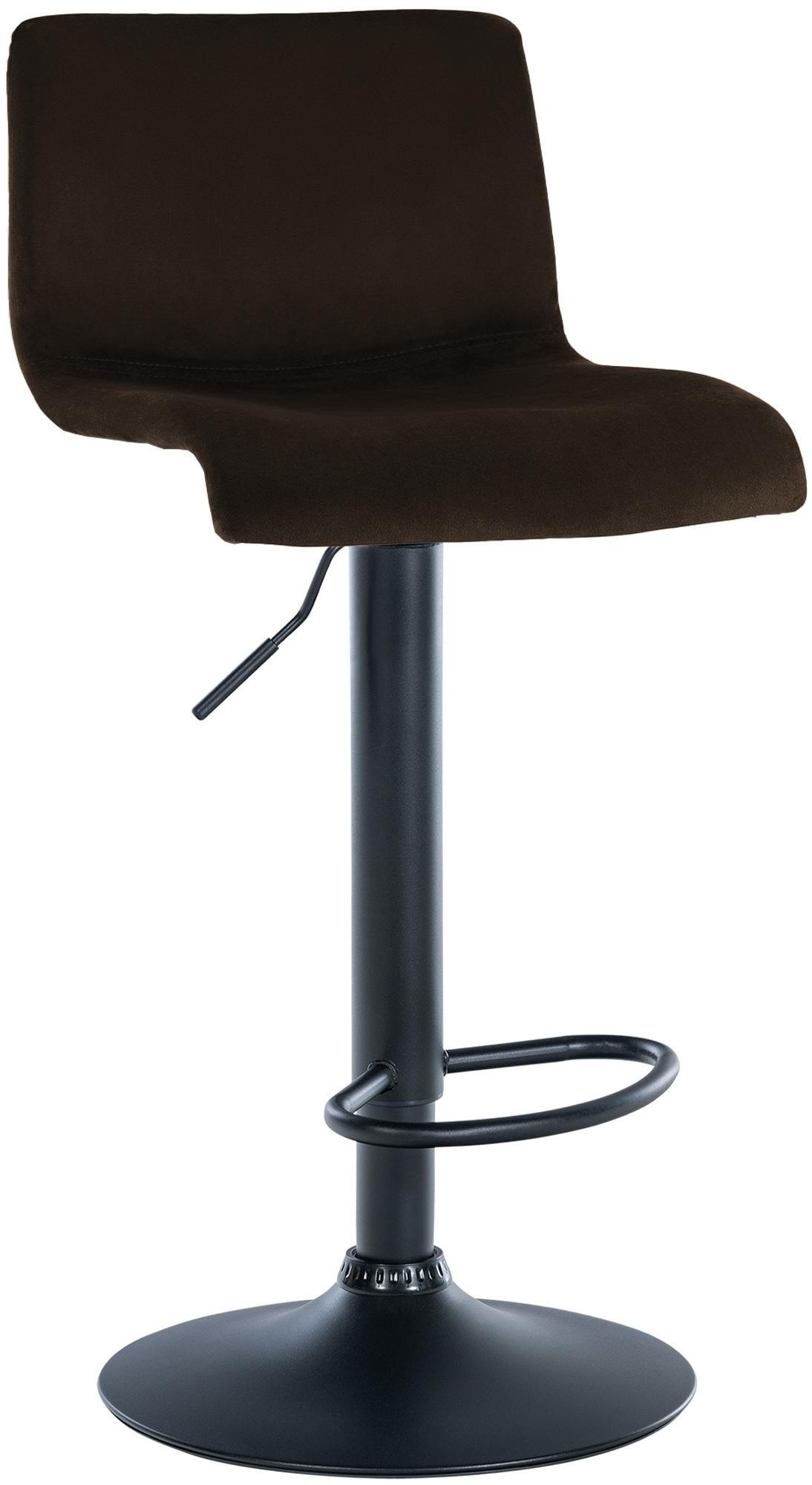 BARHOCKER Hover 83x39x36 cm Braun - Braun, Textil (39/83/36cm) - furnicato