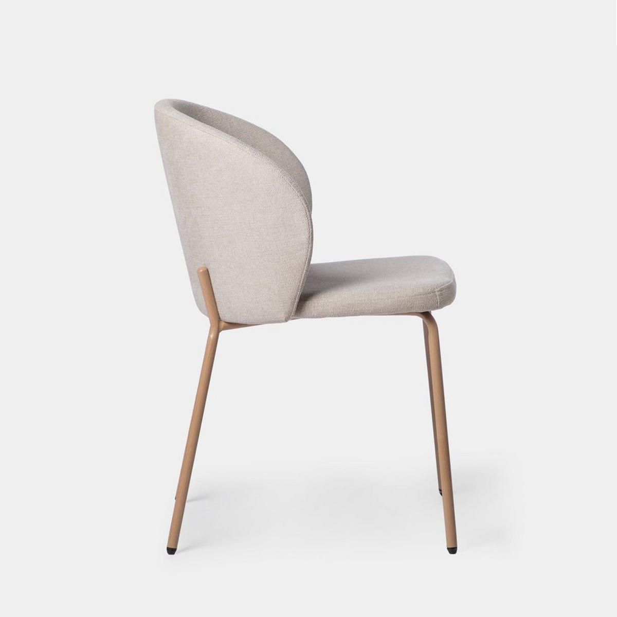 ESSZIMMERSTUHL Norah Beige 49 cm x 80 cm 4er-Set - Beige, Textil (49/80/56cm) - Klast Home