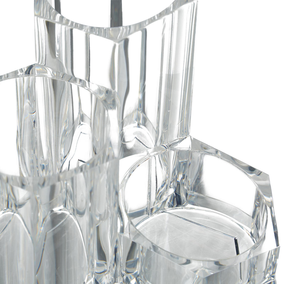 PINSELHALTER - Transparent, Kunststoff (13/12/13.5cm) - Relaxdays