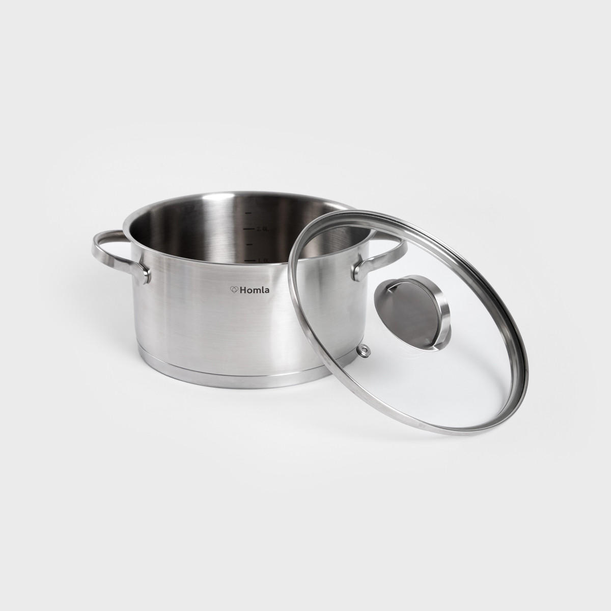 KOCHTOPFSET Eataly 6-teilig - Silberfarben, Metall - Homla
