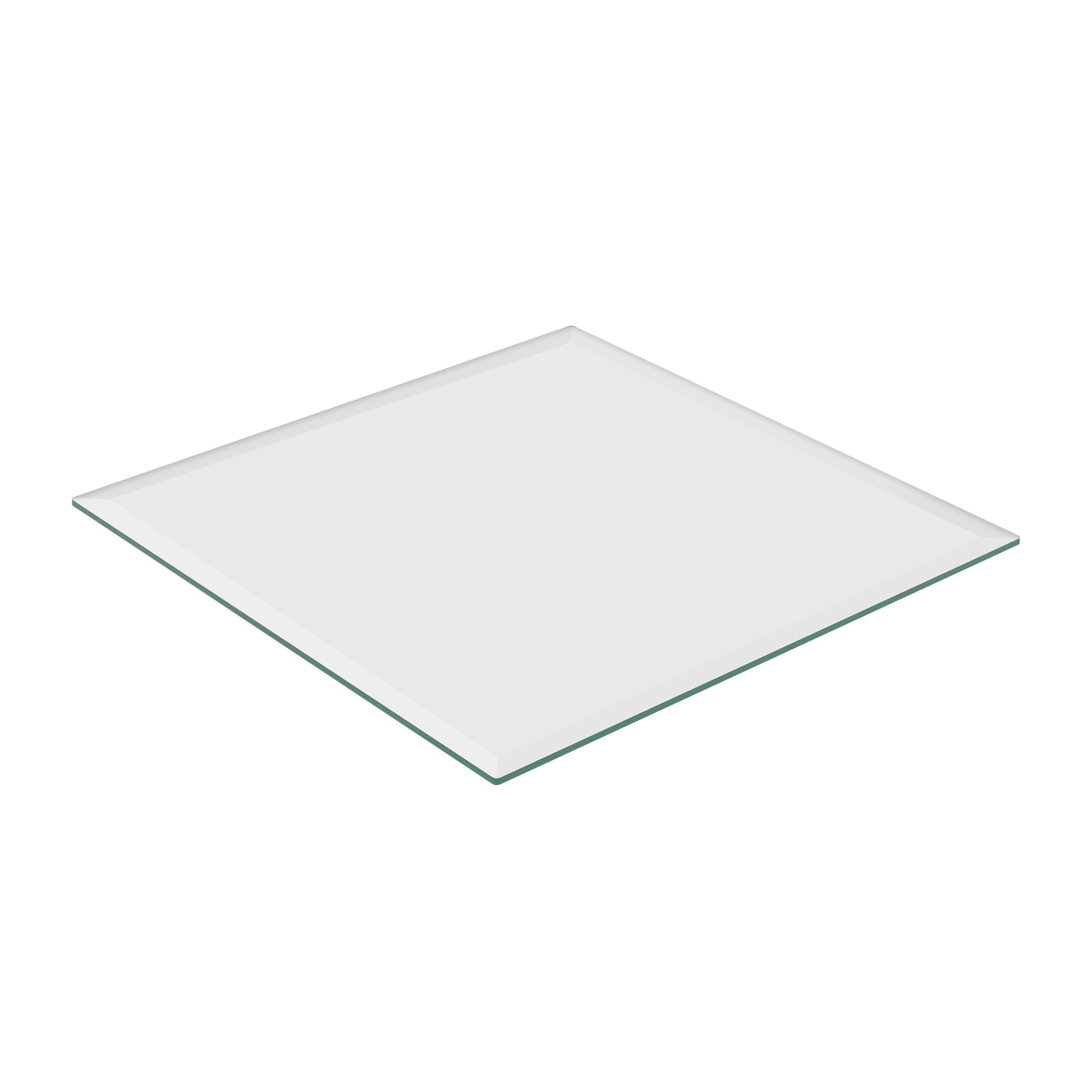 GLASPLATTE - Transparent, Glas (80/0.8/80cm) - Relaxdays