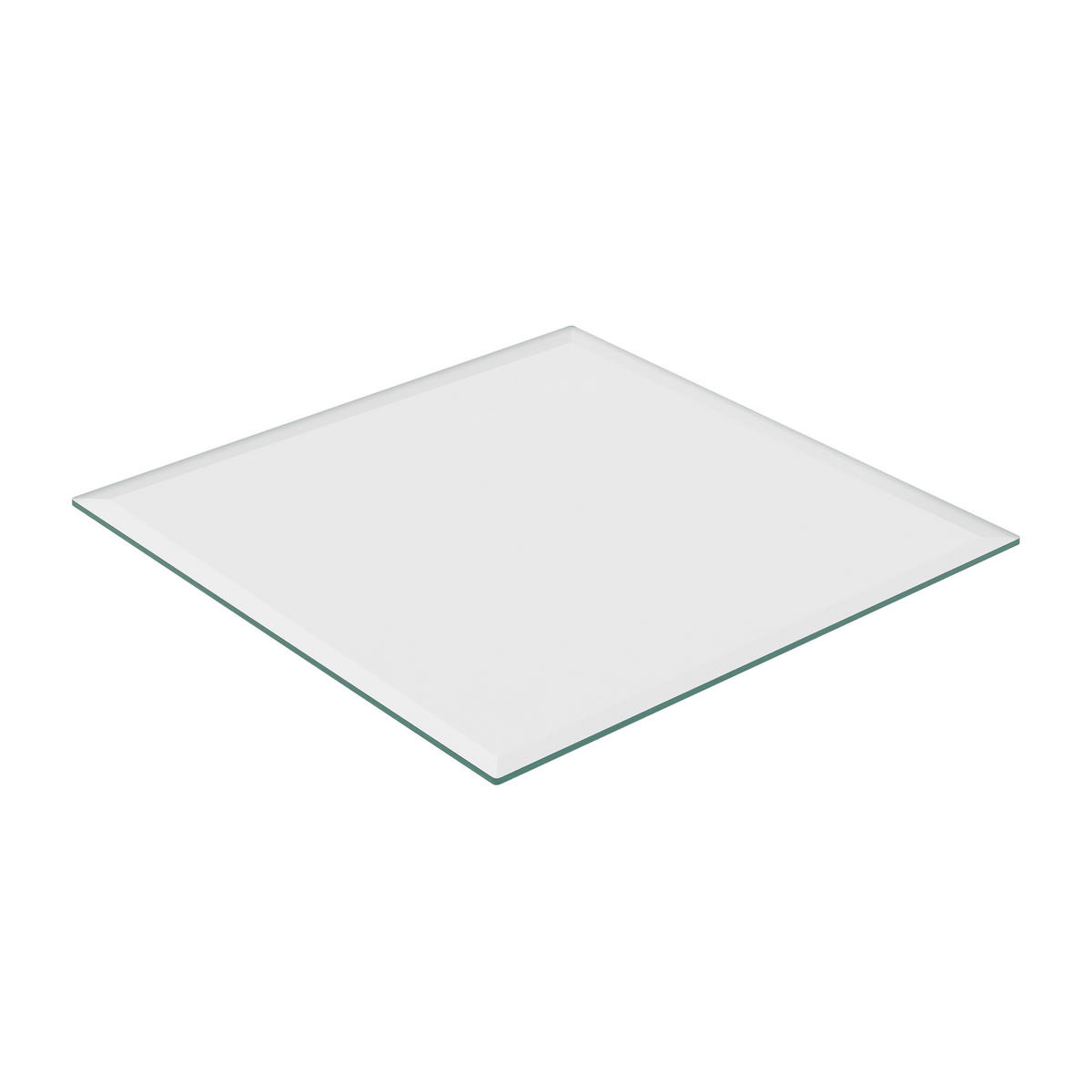 GLASPLATTE - Transparent, Glas (80/0.8/80cm) - Relaxdays