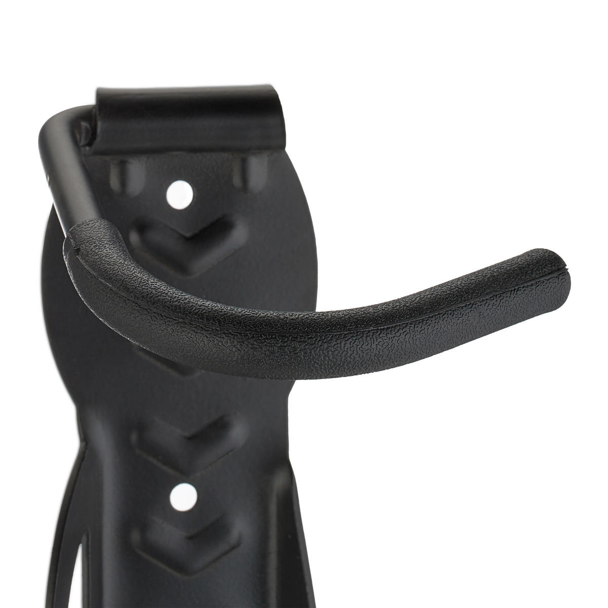 FAHRRADWANDHALTERUNG Schwarz 2er-Set Stahl 25 kg - Schwarz, Kunststoff/Metall (11/25.5/14cm) - Relaxdays