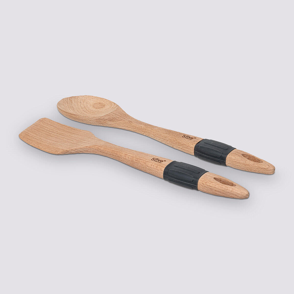 KÜCHENZUBEHÖR Buchenholzspatel 2er-Set - Braun, Holz (1.5/32.5/6.4cm) - 5five Simply Smart