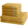 FROTTIERSET Sinfonie 6-teilig - Gelb, Textil (50/100cm) - Ross