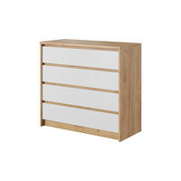 KOMMODE XELO Weiß 93x41x90 cm - Weiß, Holzwerkstoff (93/90/41cm) - FURNLUX