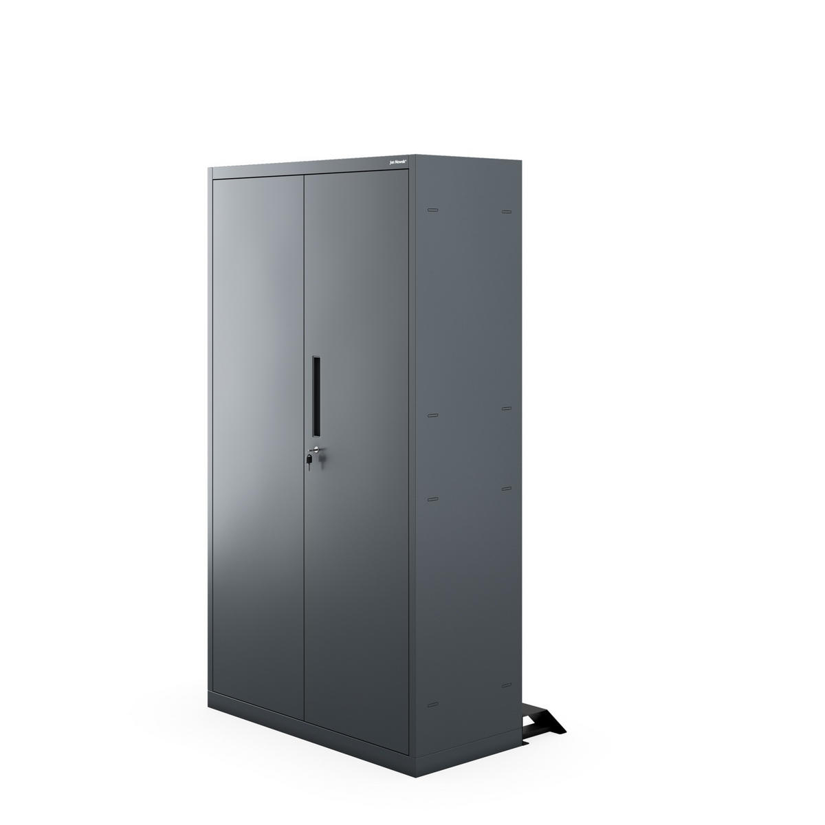 METALLSCHRANK Megan - Anthrazit, Metall (90/160/40cm)